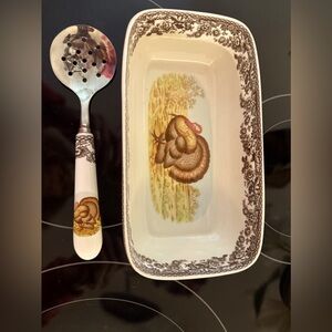 Spode “Woodland” pattern small dish